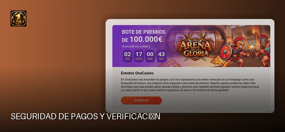 One Casino promotional banner