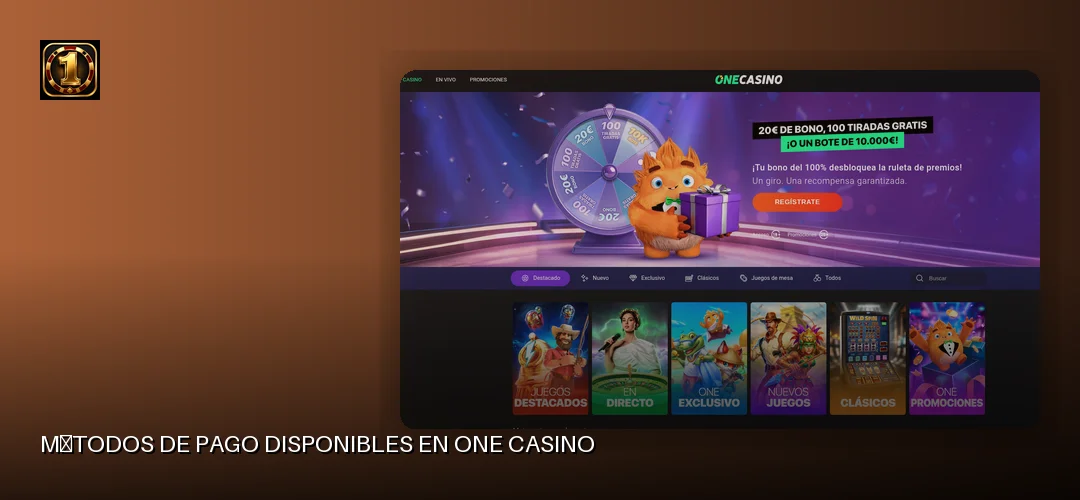 One Casino promotional banner